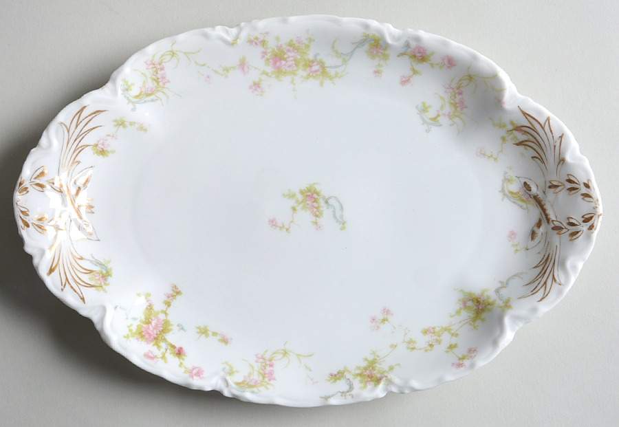 Schleiger 57A-1 11" Oval Serving Platter by Haviland-1