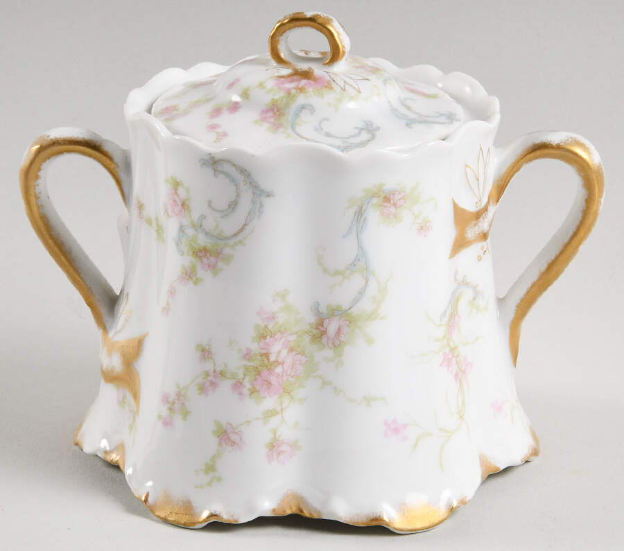 Schleiger 57A-1 Sugar Bowl & Lid by Haviland-1