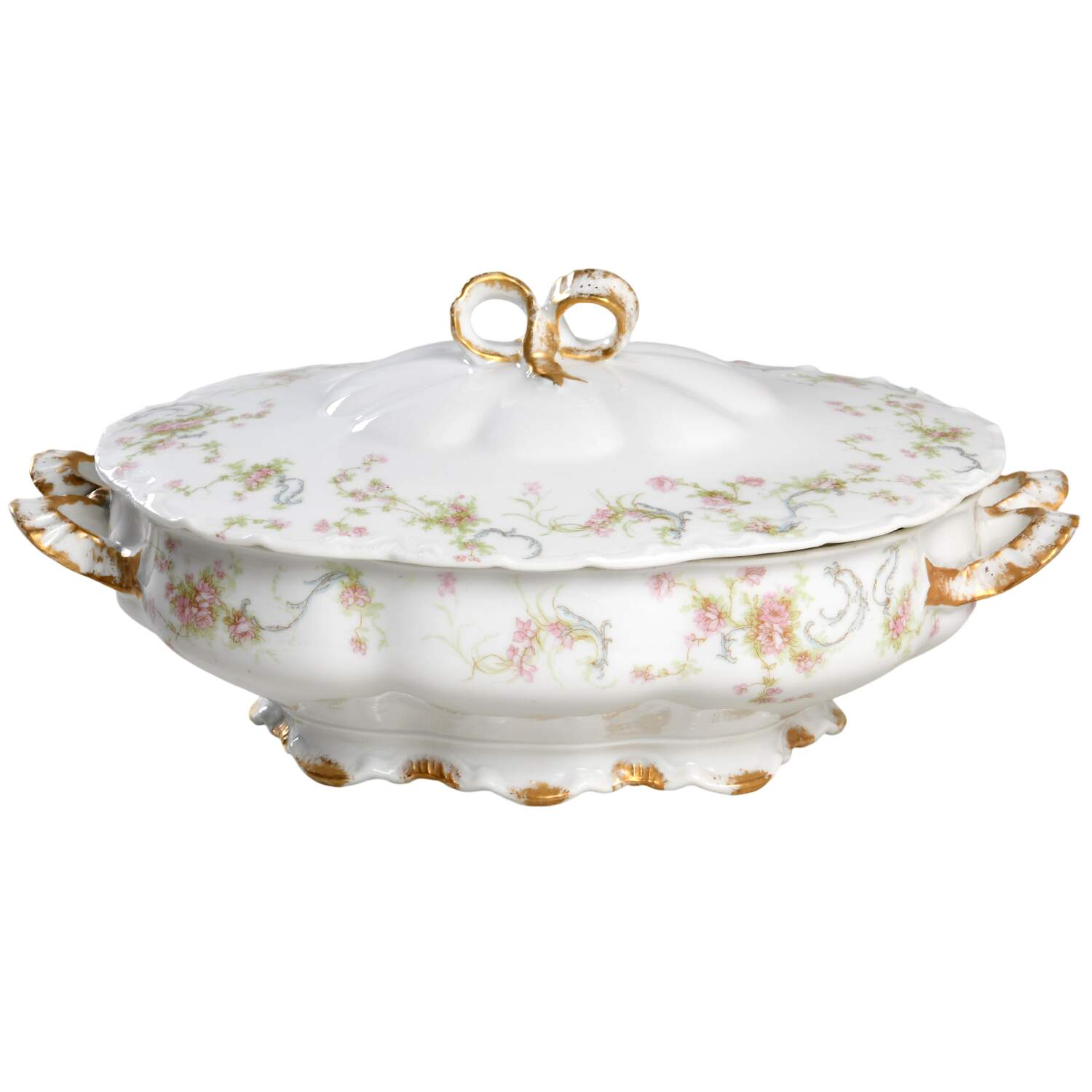 Schleiger 57A-1 Oval Covered Vegetable by Haviland-1