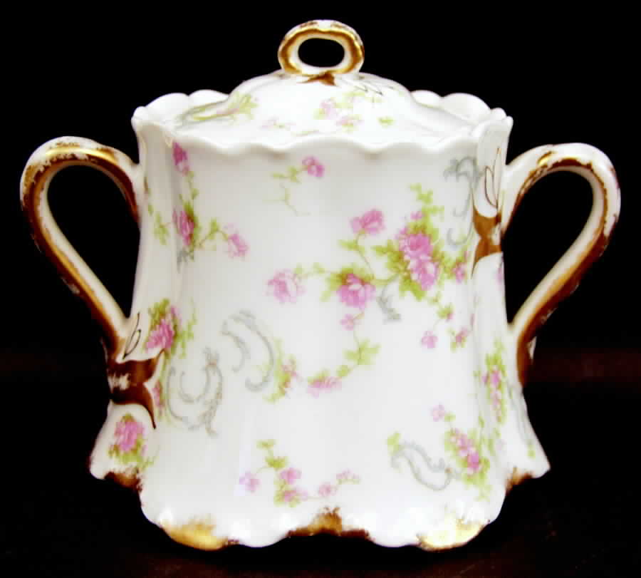 Schleiger 57A-1 Sugar Bowl & Lid by Haviland-1