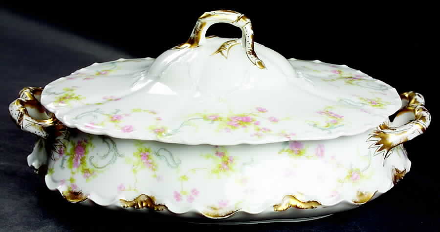 Schleiger 57A-1 Oval Covered Vegetable by Haviland-1