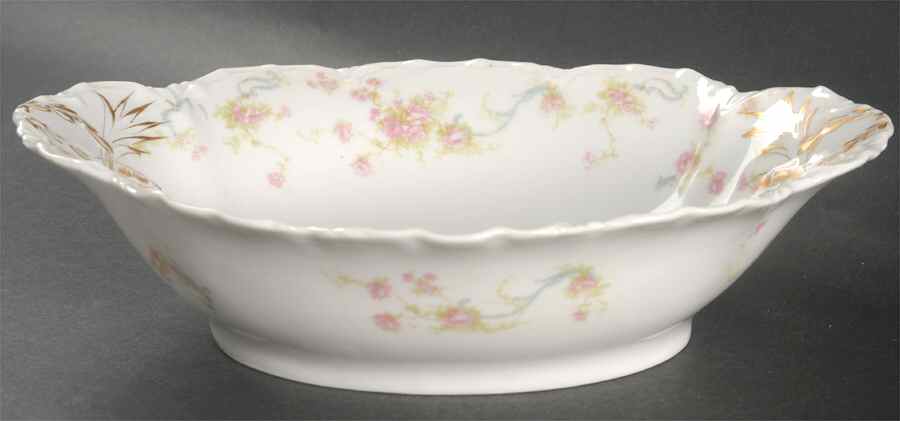 Schleiger 57A-1 10" Oval Vegetable Bowl by Haviland-1