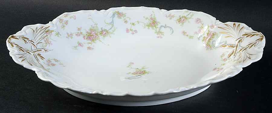Schleiger 57A-1 11" Shallow Oval Vegetable Bowl by Haviland-1