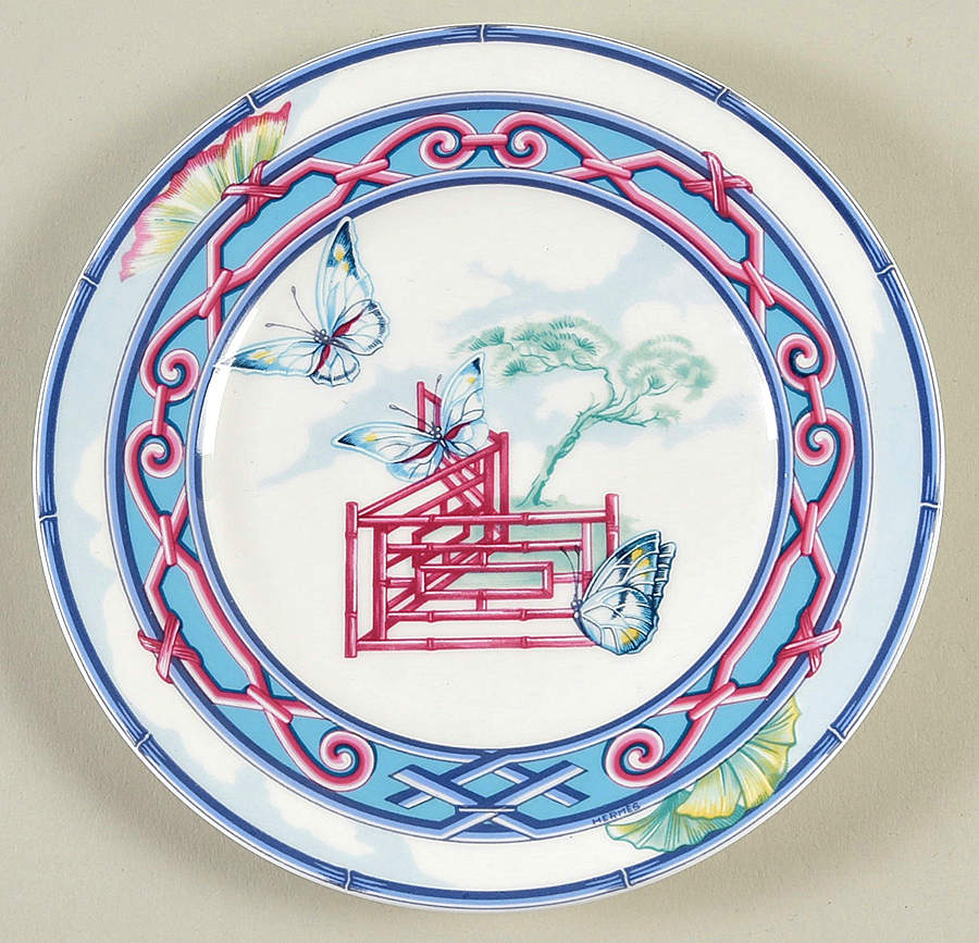 Le Jardin Des Papillons Bread & Butter Plate by Hermes-1