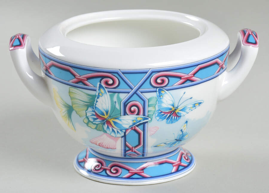 Le Jardin Des Papillons Sugar Bowl No Lid by Hermes-1