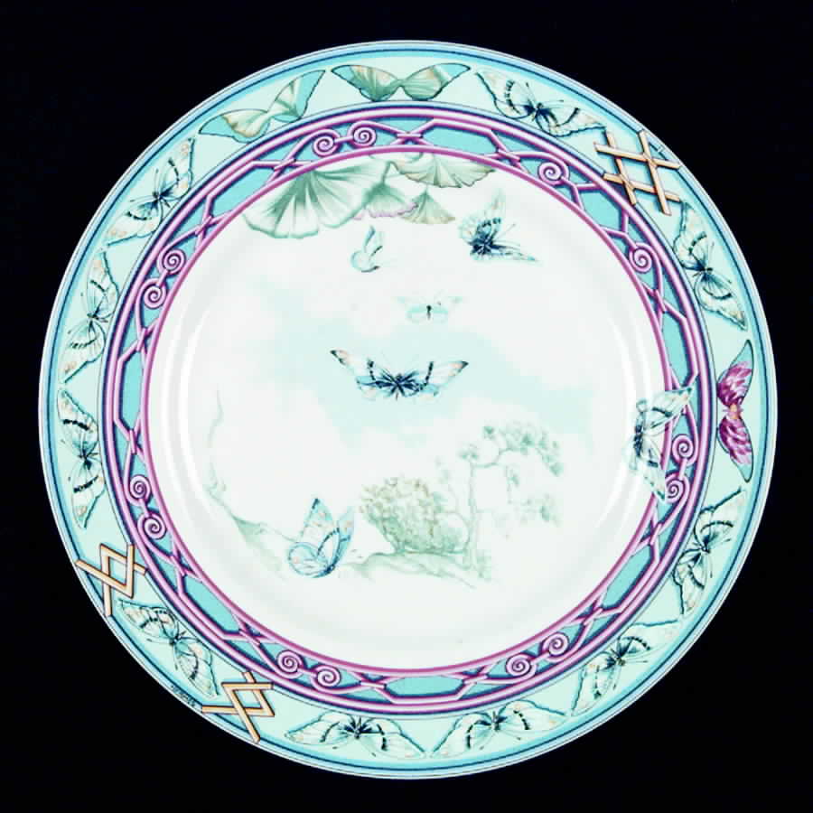 Le Jardin Des Papillons Dinner Plate by Hermes-1