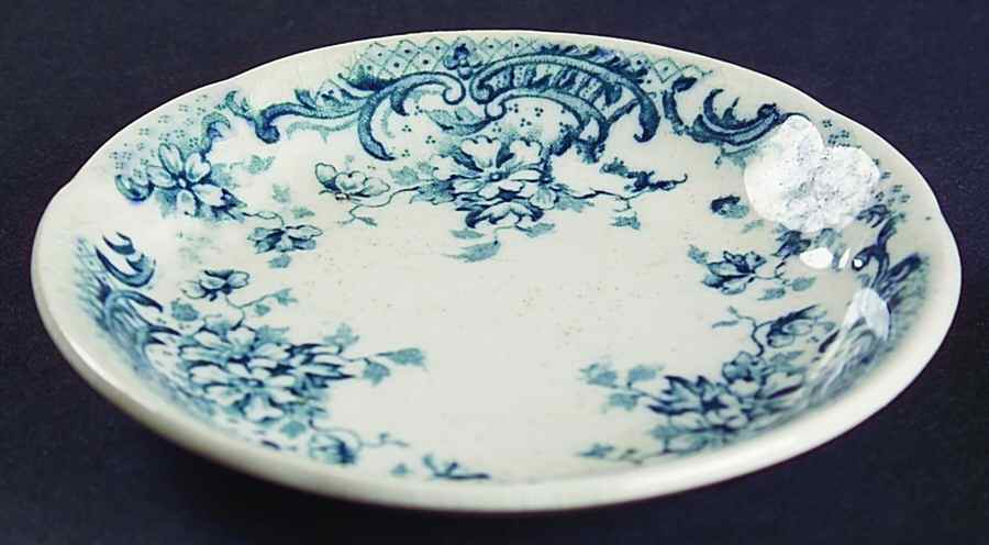 Maine Blue Butter Pat by Wm Hulme-1