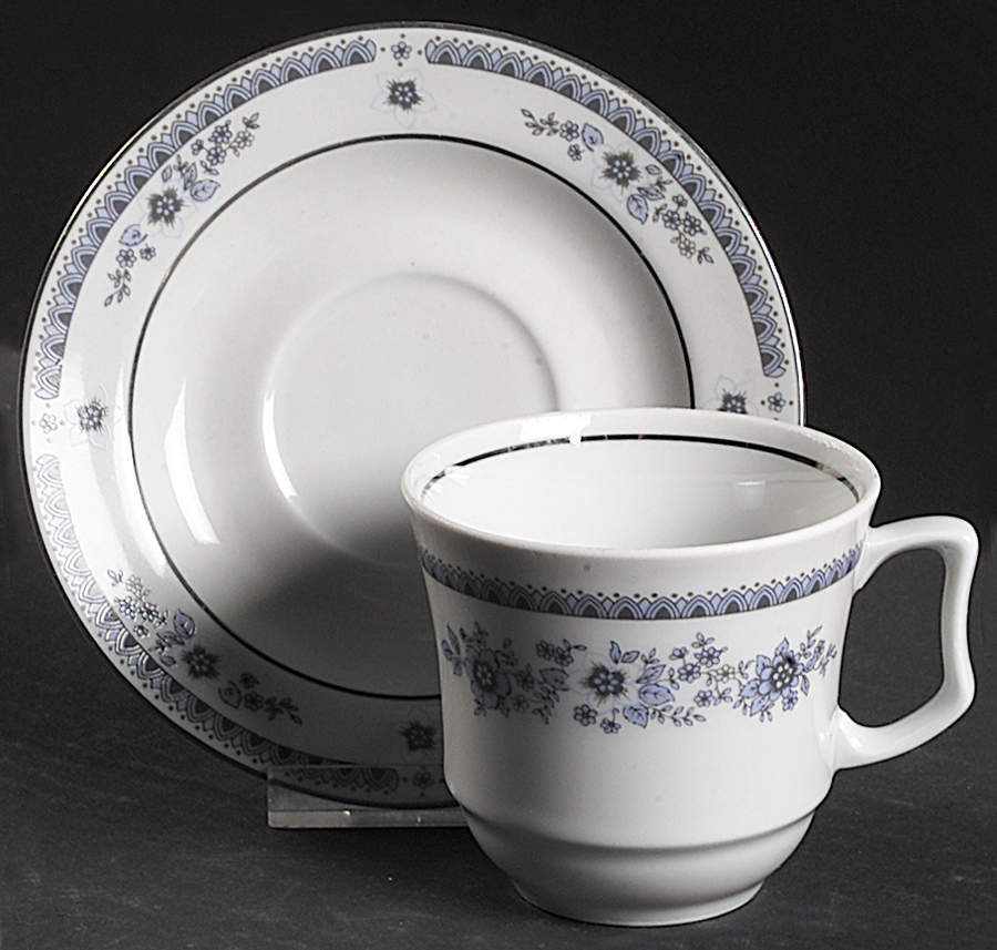 HEP8 Flat Cup & Saucer Set by Graf Von Henneberg-1