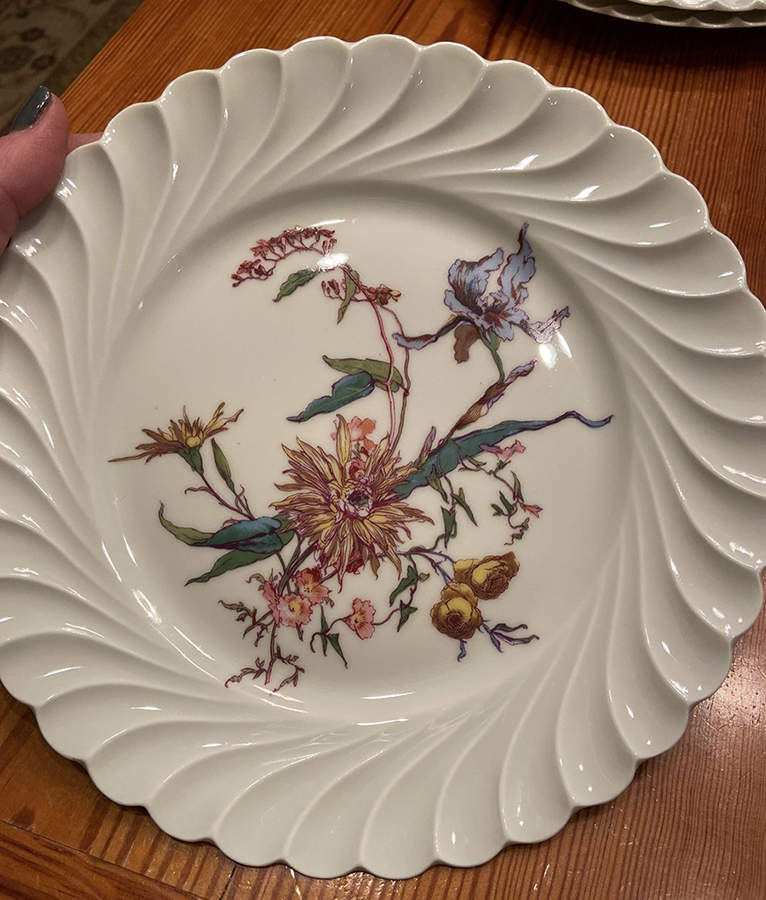 Fleurs Et Fruits De Saxe  Luncheon Plate by Haviland-1