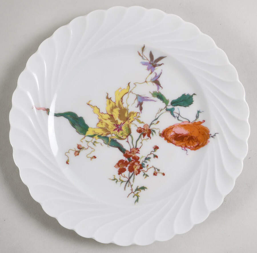 Fleurs Et Fruits De Saxe  Salad Plate by Haviland-1