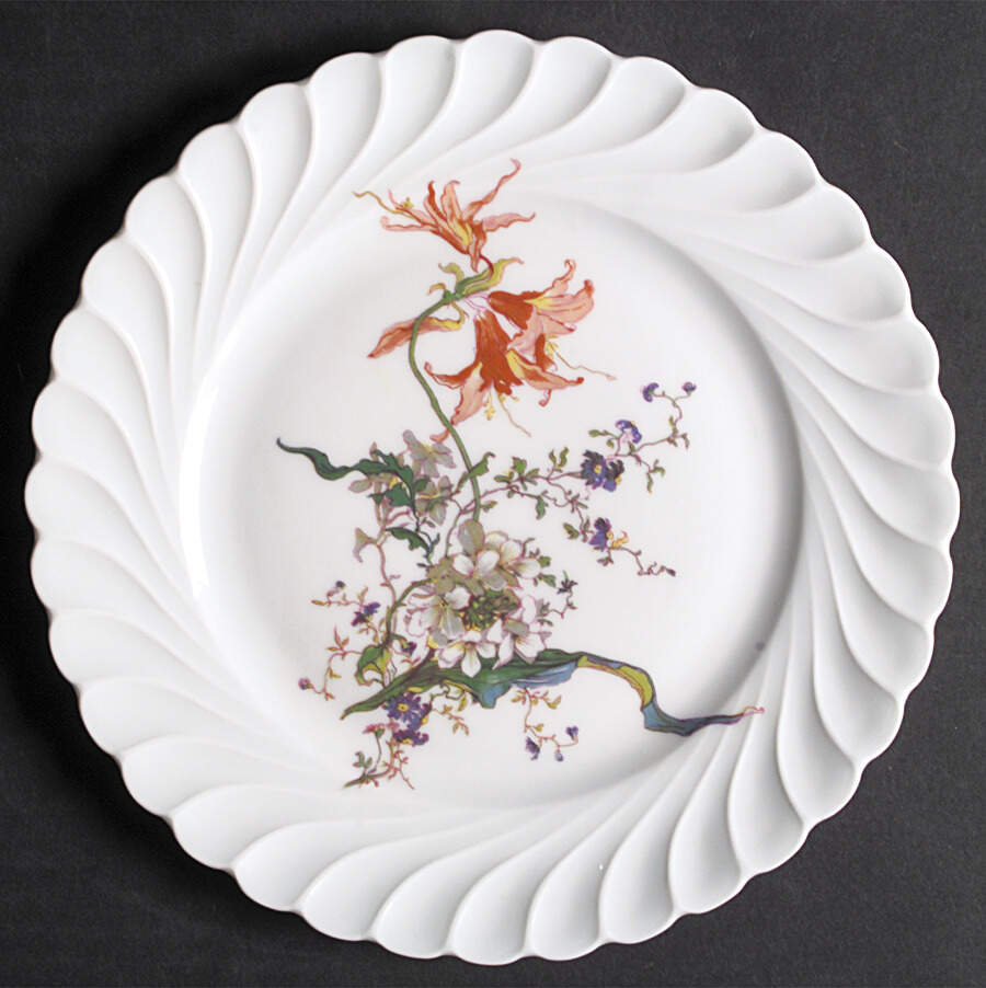 Fleurs Et Fruits De Saxe  Luncheon Plate by Haviland-1