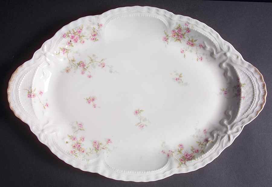 Schleiger 150f 14" Oval Serving Platter by Haviland-1