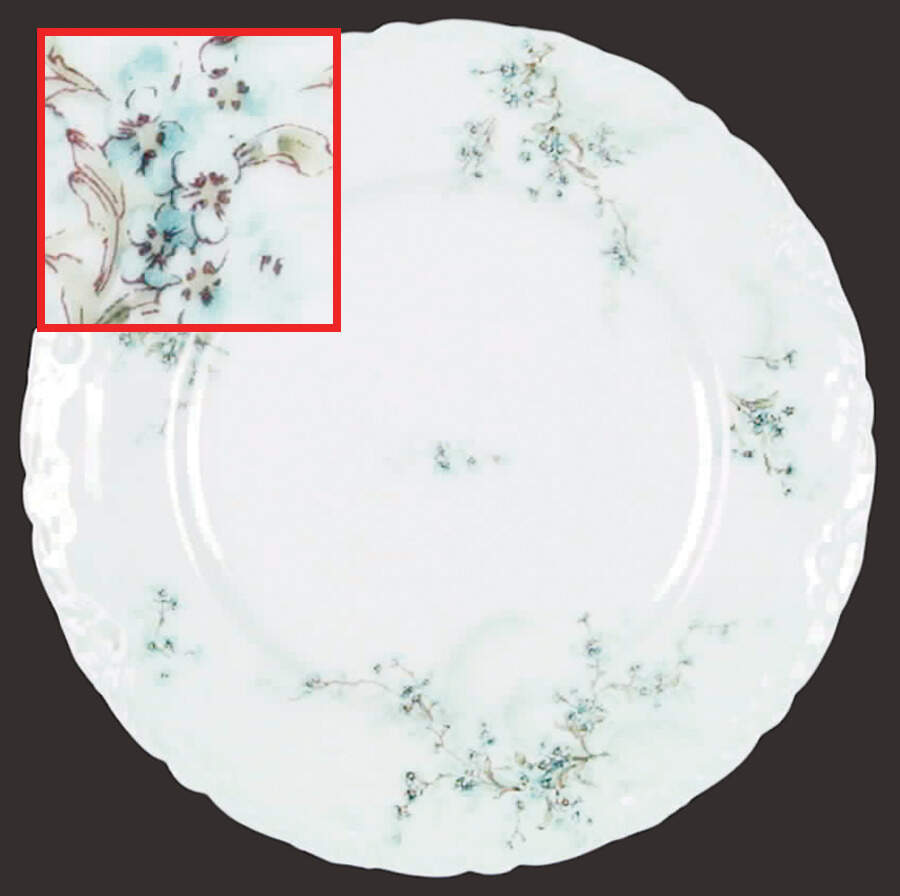 H674 Luncheon Plate by Haviland-1