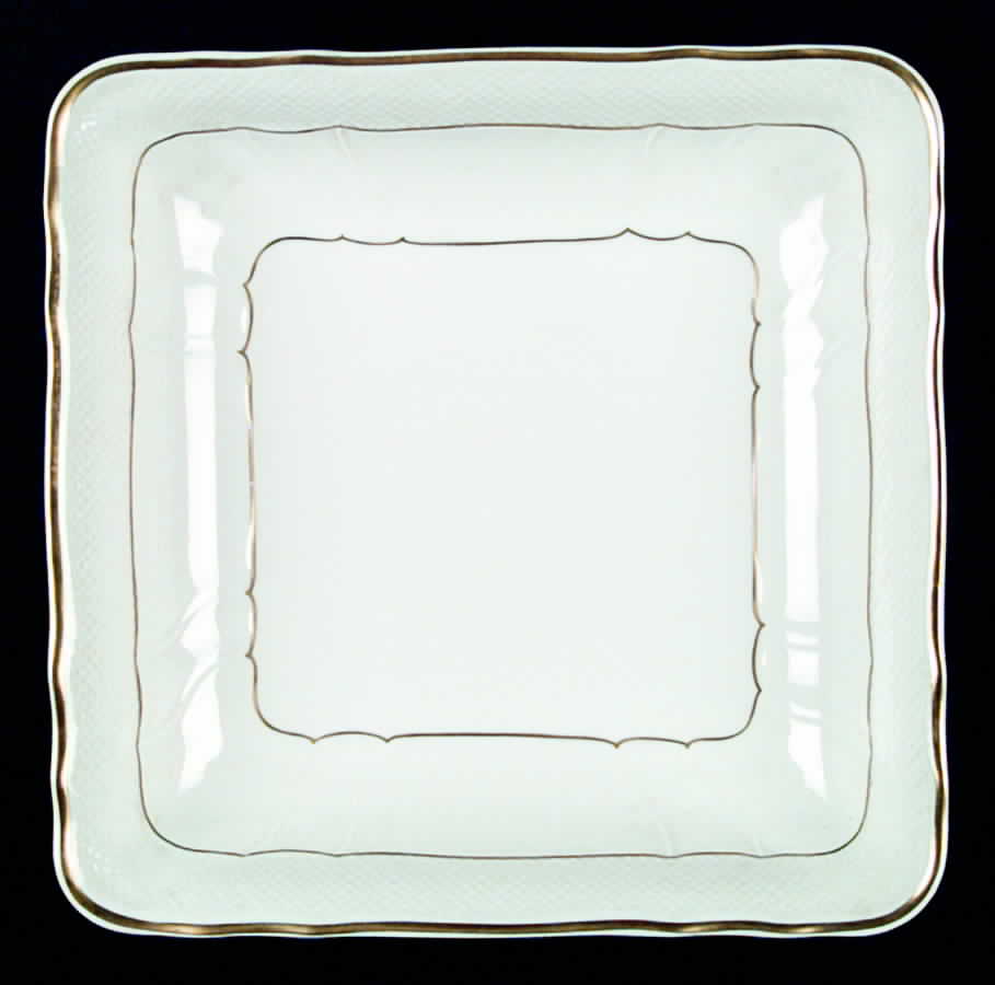Arrabona 10" Square Vegetable Bowl by Hollohaza-1