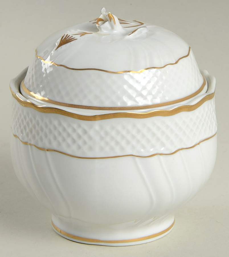 Arrabona Sugar Bowl & Lid by Hollohaza-1