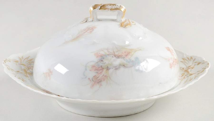 Schleiger 482b Round Covered Butter by Haviland-1