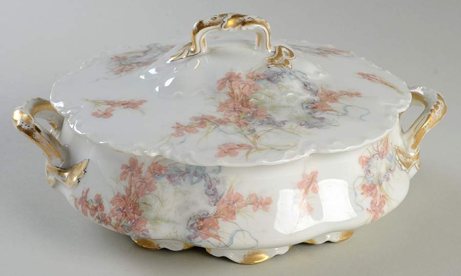 Schleiger 482b Round Covered Vegetable by Haviland-1