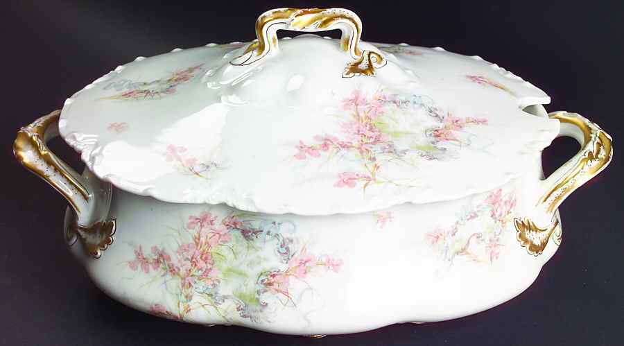 Schleiger 482b Tureen &  Lid by Haviland-1