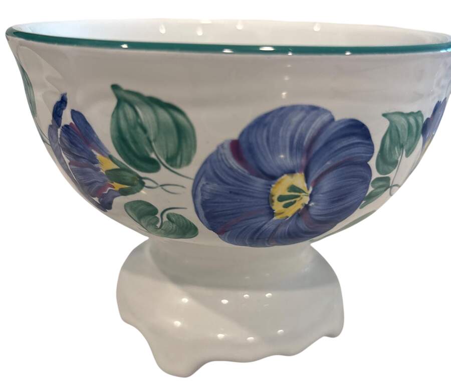 Petunia 4" Footed Bowl by Herend Village-1
