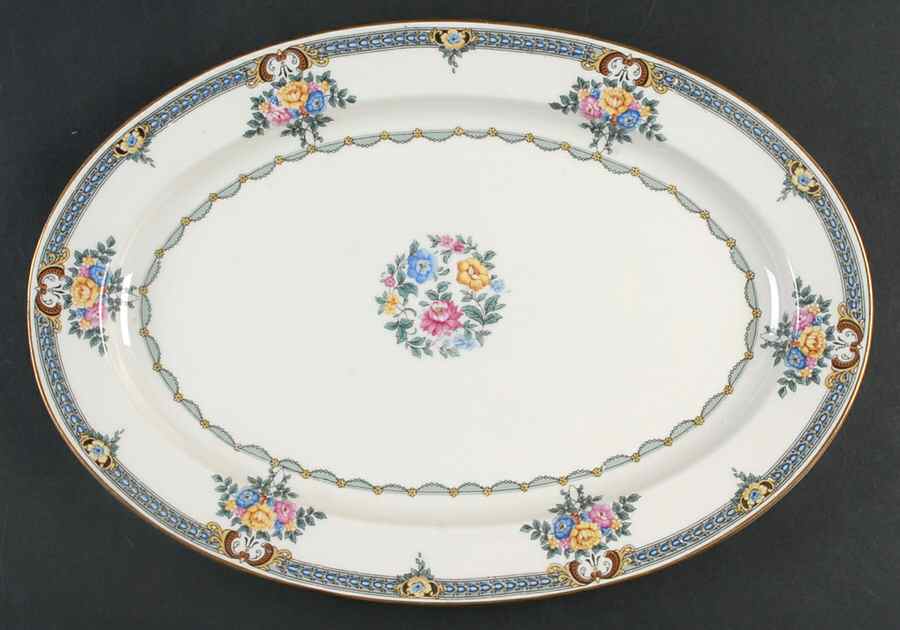 HUT621 14" Oval Serving Platter by Hutschenreuther-1