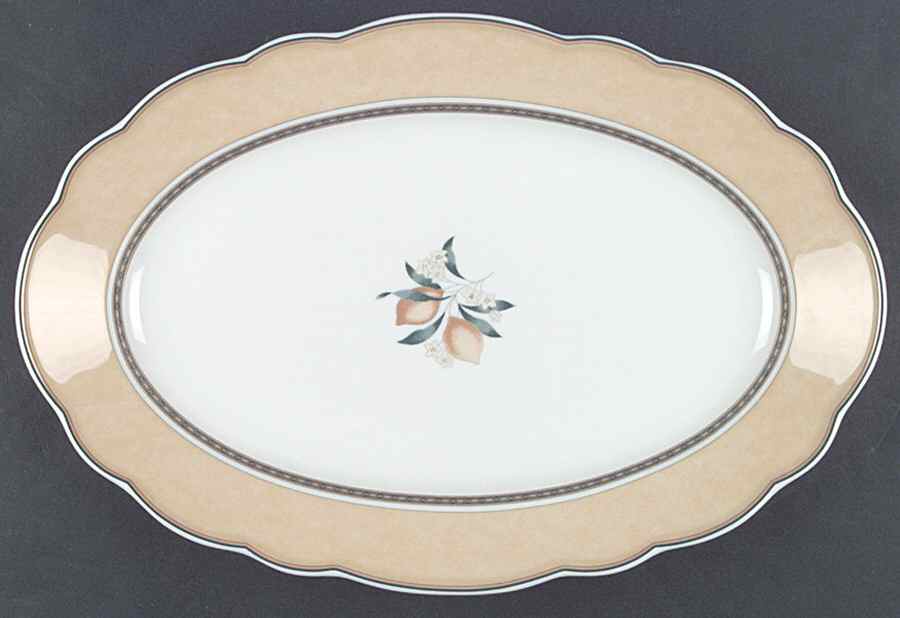 Alfabia 15" Oval Serving Platter by Hutschenreuther-1