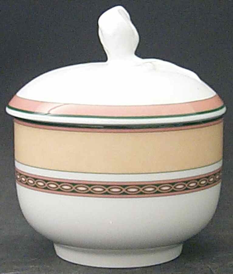 Alfabia Sugar Bowl & Lid by Hutschenreuther-1