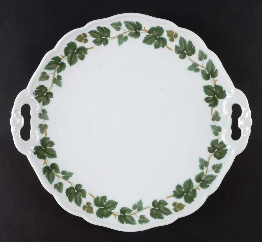 Weinlaub (Maria Teresa) Handled Cake Plate by Hutschenreuther-1