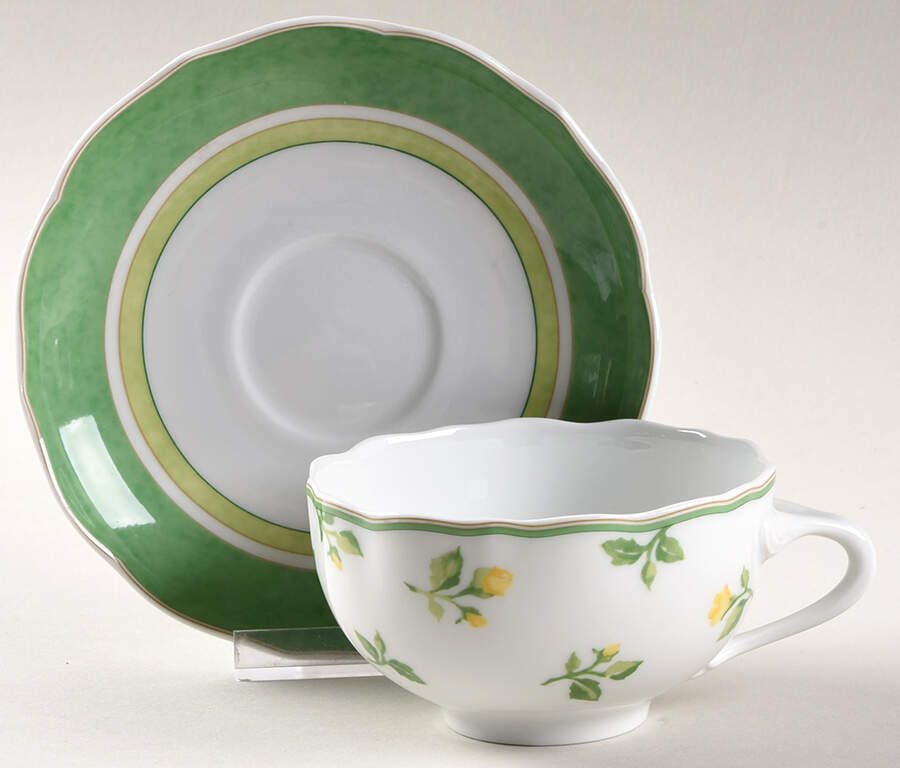 Summerdream Flat Cup & Saucer Set by Hutschenreuther-1
