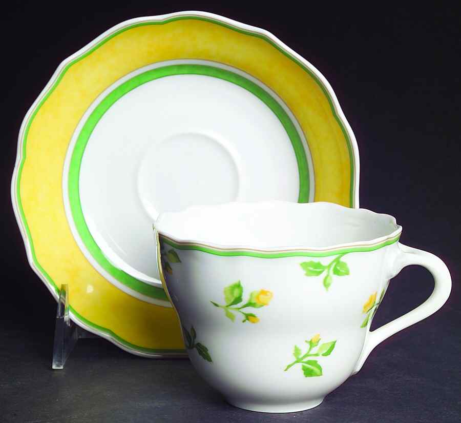 Summerdream Flat Cup & Saucer Set by Hutschenreuther-1