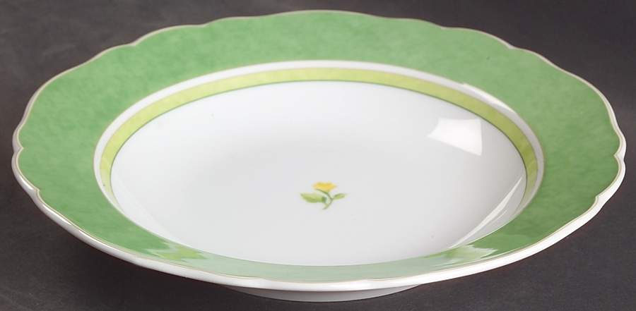 Green (Summerdream) Rim Soup Bowl by Hutschenreuther-1