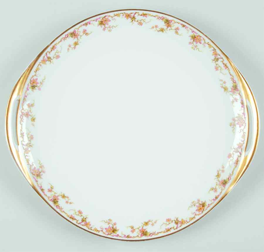 Schleiger 533 Handled Cake Plate by Haviland-1