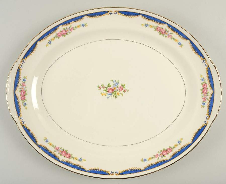 N1645 15" Oval Serving Platter by Homer Laughlin -1