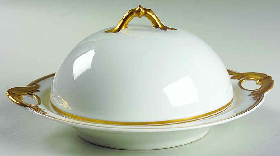 Schleiger 20C Round Covered Butter by Haviland-1