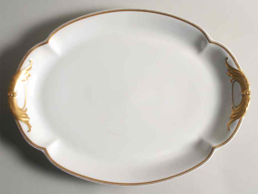 Schleiger 20C 16" Oval Serving Platter by Haviland-1