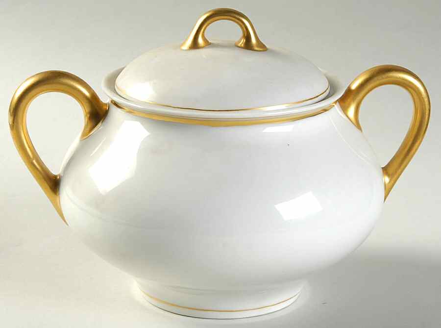 Schleiger 20C Sugar Bowl & Lid by Haviland-1