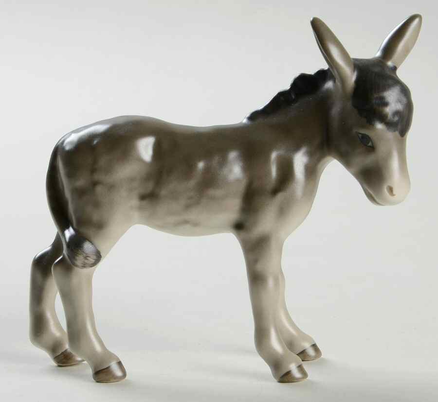 Nativity-Small Colored Tm8-Donkey - Boxed by M.I. Hummel-1