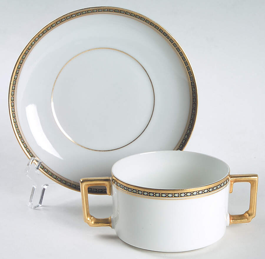 Regent Flat Bouillon Cup & Saucer by Heinrich - H&C-1