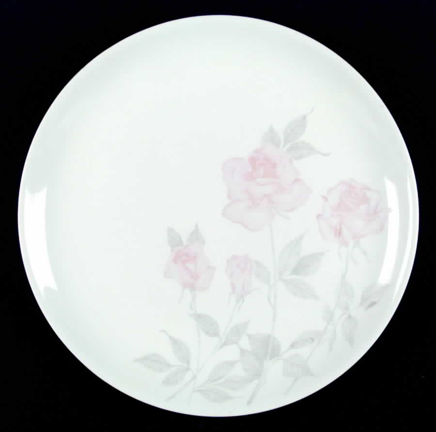 Pastel Rose Dinner Plate by Homer Laughlin -1