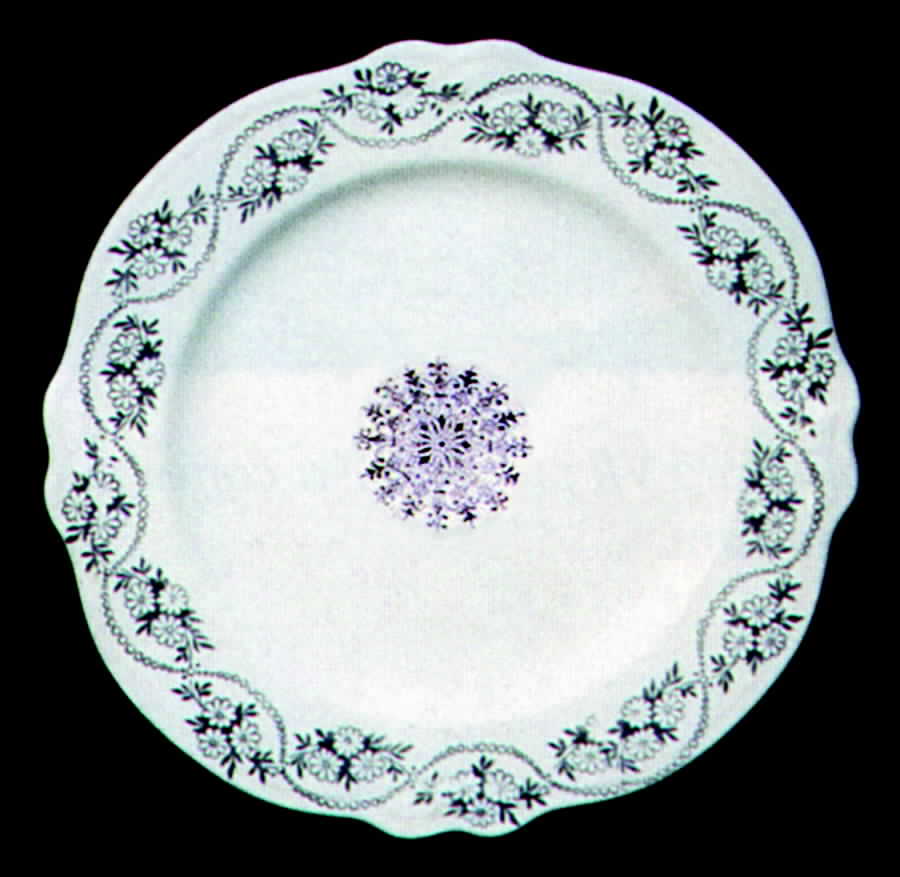 Century's Three Daisies Salad Plate by Homer Laughlin -1