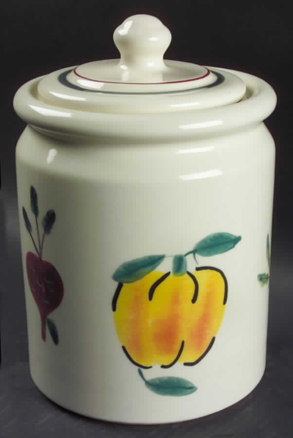 Farmer's Market Cookie Jar & Lid by Hartstone-1