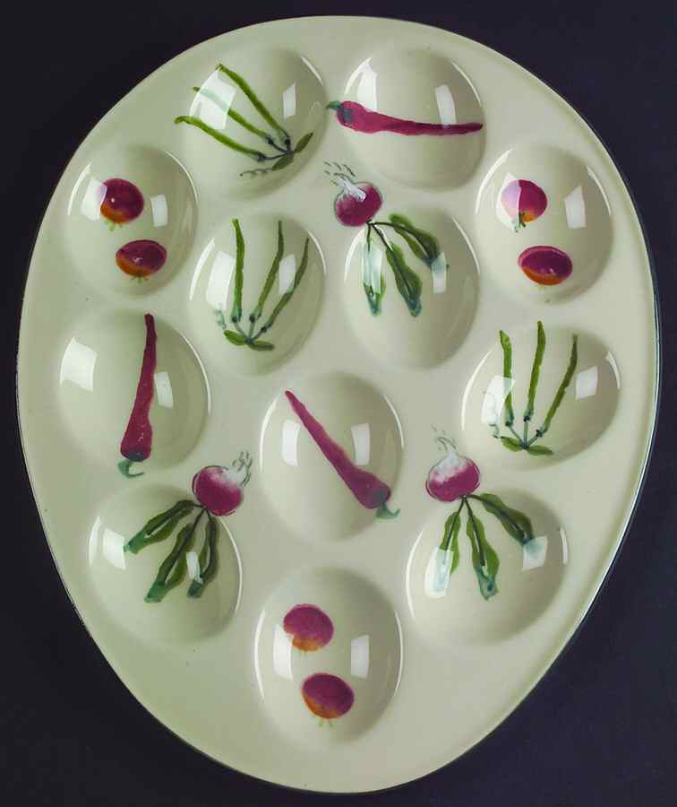 Farmer's Market Deviled Egg Plate by Hartstone-1