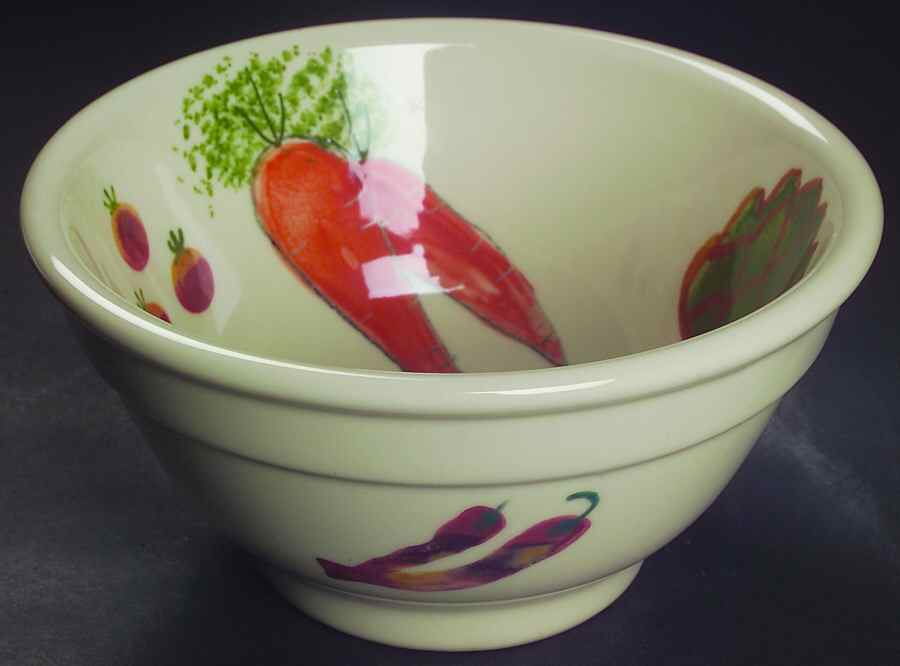 Farmer's Market 7" Ribbed Mixing Bowl by Hartstone-1
