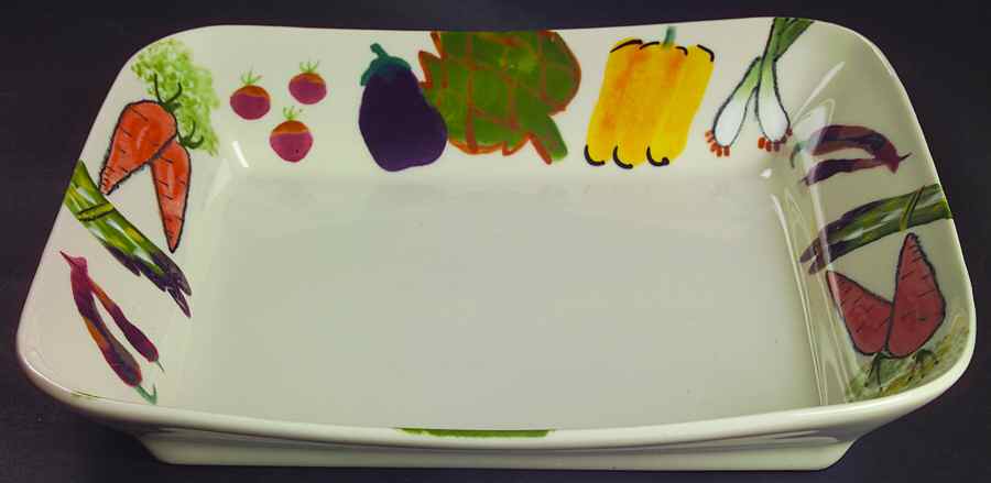 Farmer's Market 12" Rectangular Vegetable Bowl by Hartstone-1