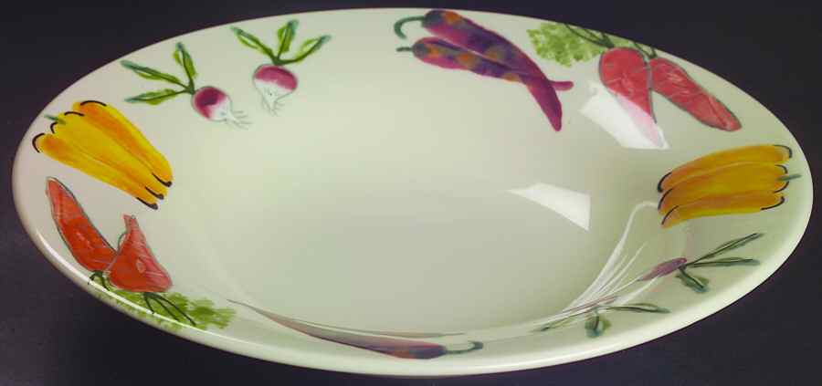 Farmer's Market 12" Round Vegetable Bowl by Hartstone-1