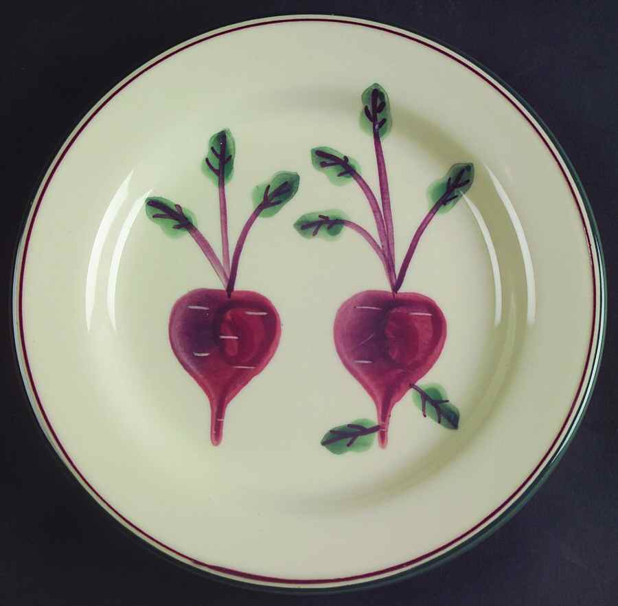 Farmer's Market Salad Plate by Hartstone-1