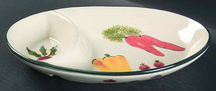 Farmer's Market Oval Divided Server by Hartstone-1