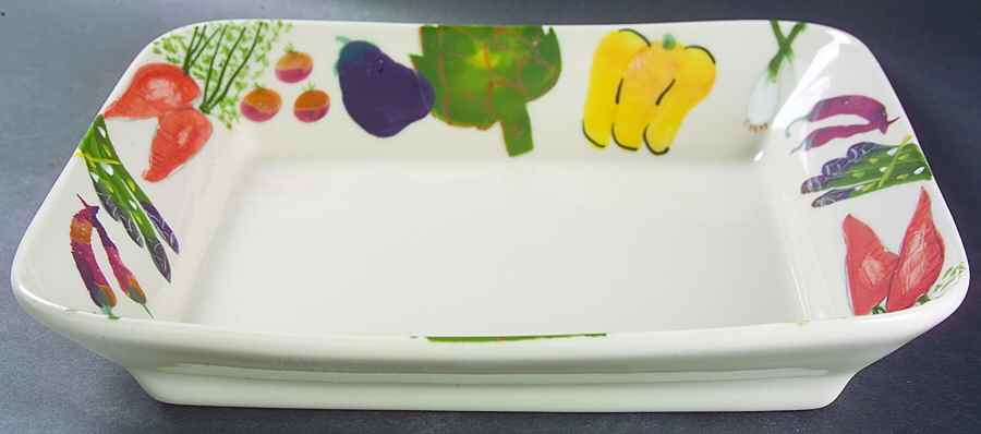 Farmer's Market 12" Square Serving Bowl by Hartstone-1