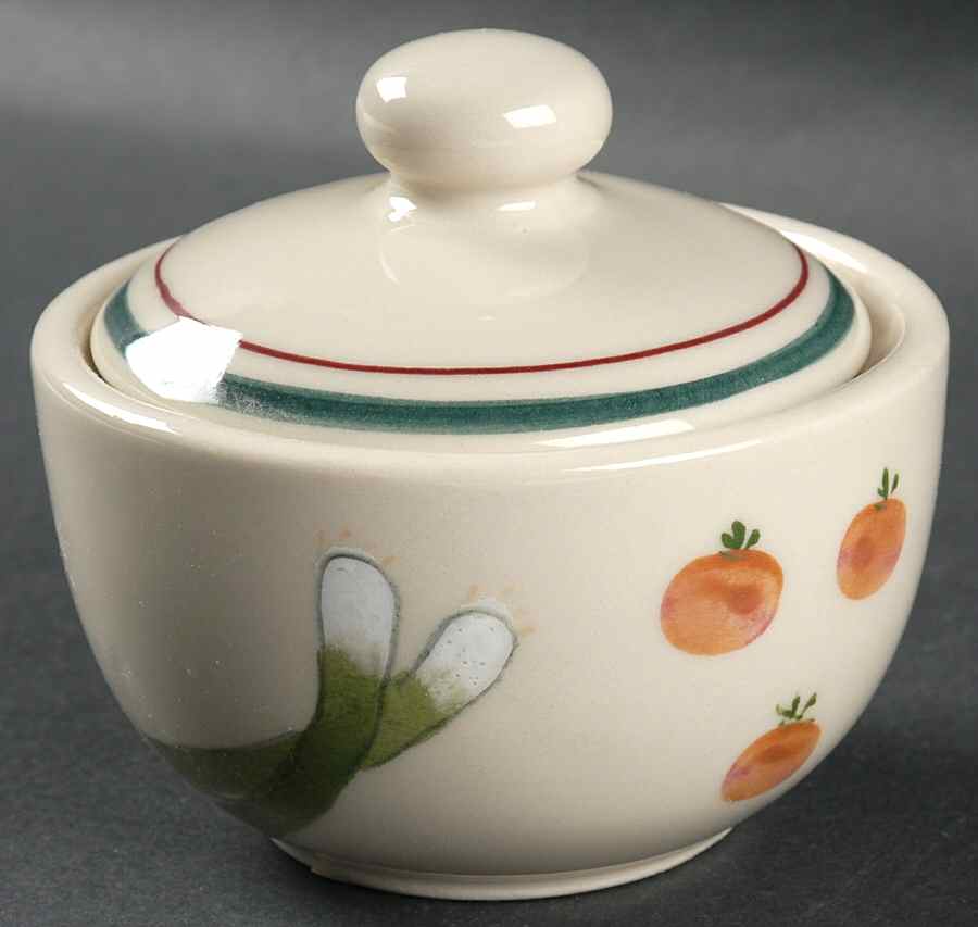Farmer's Market Sugar Bowl & Lid by Hartstone-1