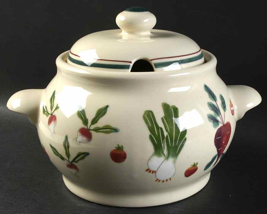 Farmer's Market Tureen &  Lid by Hartstone-1