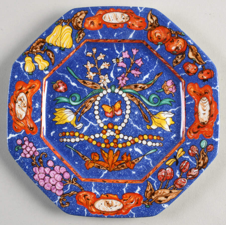 Marqueterie Salad Plate by Hermes-1
